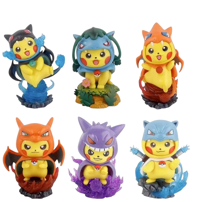 Pokémon Figur Pikachu x Mega Charizard