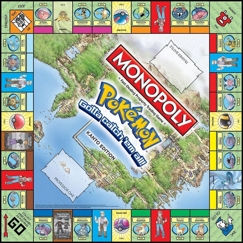 Pokémon Monopoly Kanto Edition