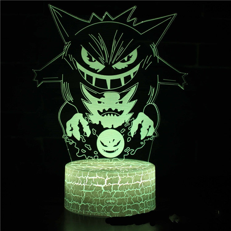 Pokémon Led Lampa Gengar