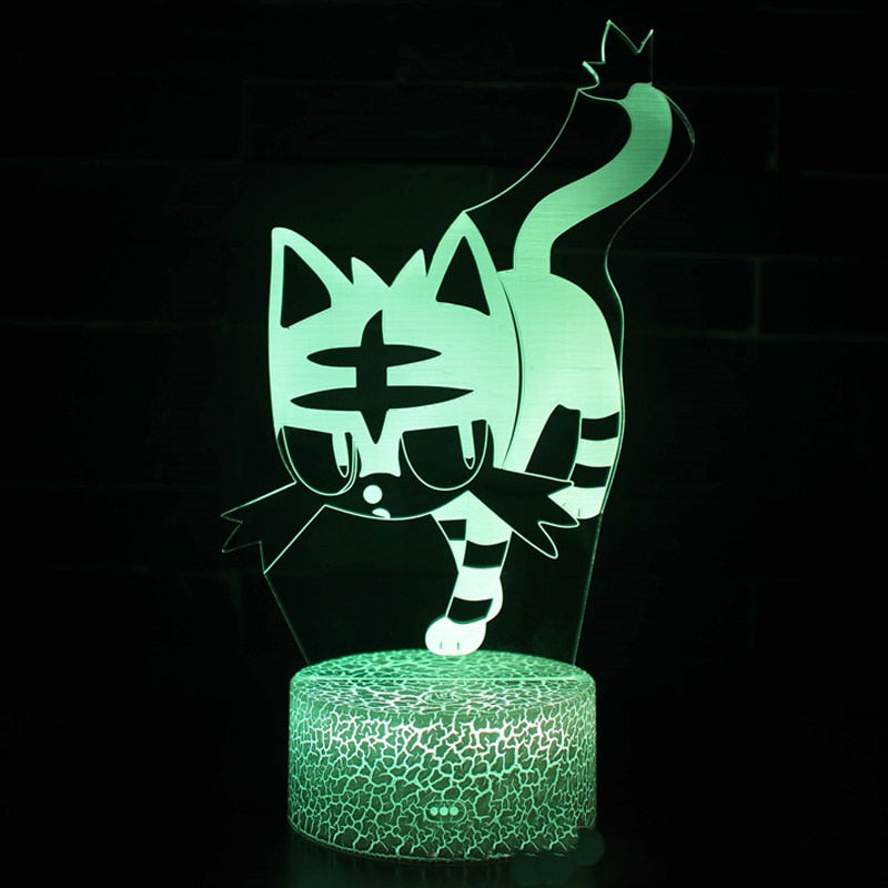 Pokémon Led Lampa Litten