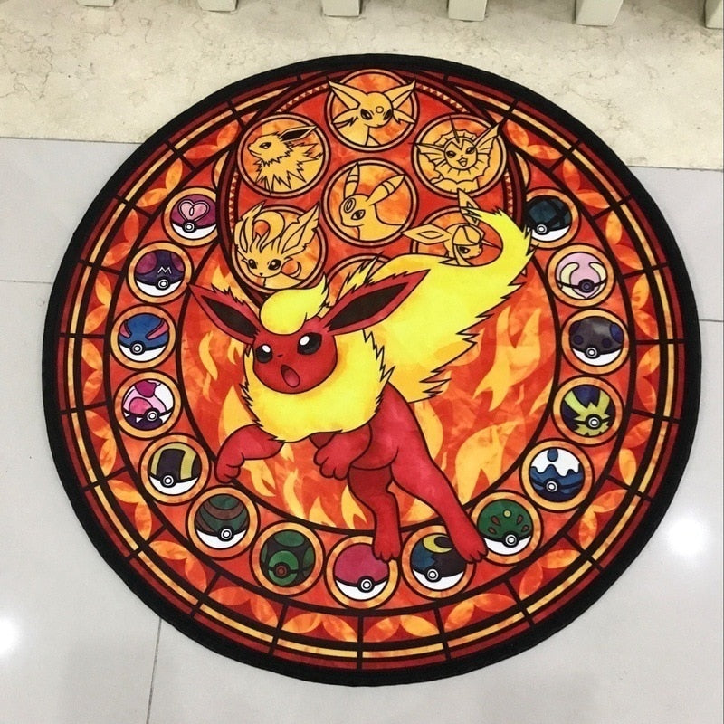 Rund Matta Pokémon Flareon