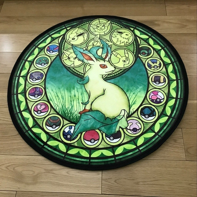 Rund Matta Pokémon Leafeon