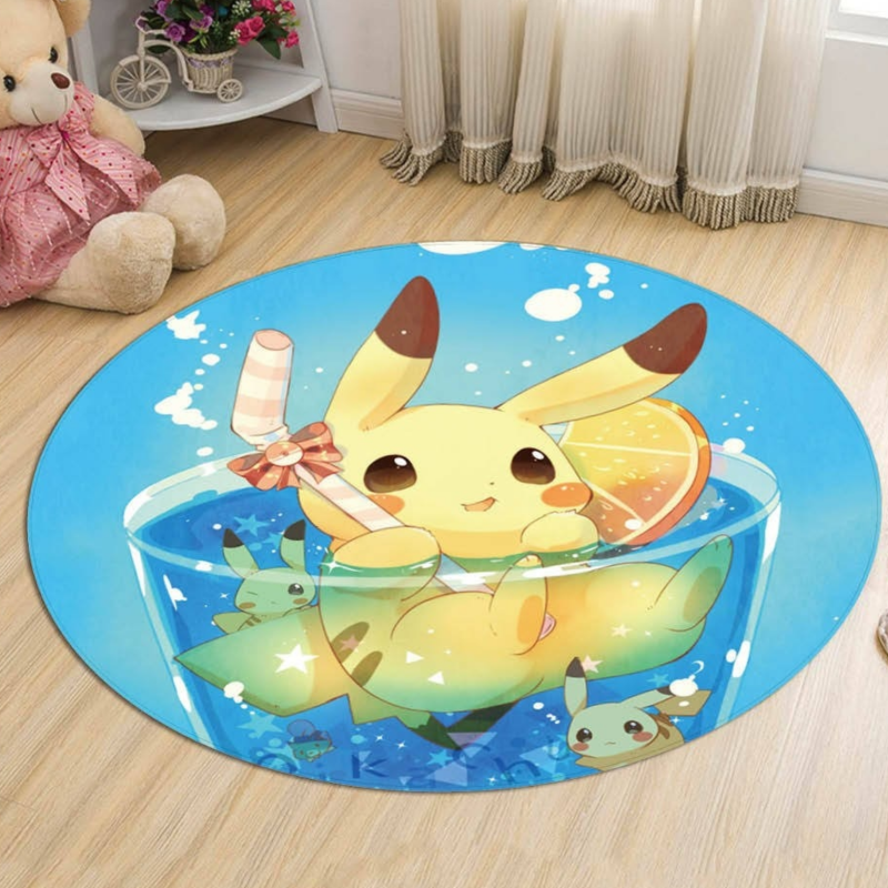 Rund Matta Pokémon Pikachu