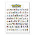 Pokémon Affisch Pokédex Gen 7