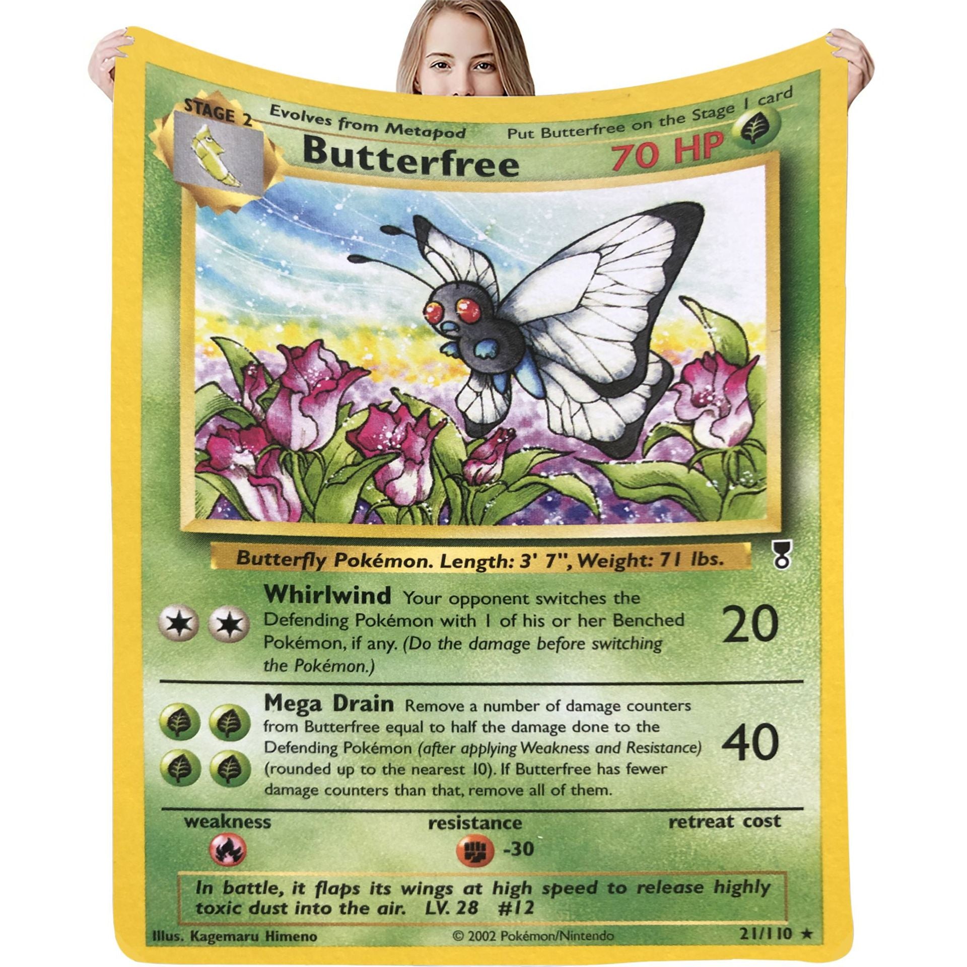 Pläd Pokémon Butterfree