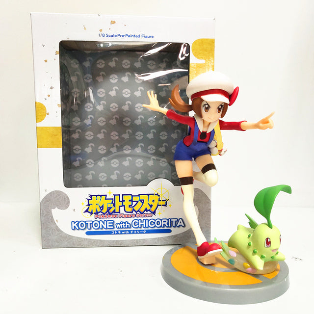 Figurin Pokémon Lyra & Chikorita