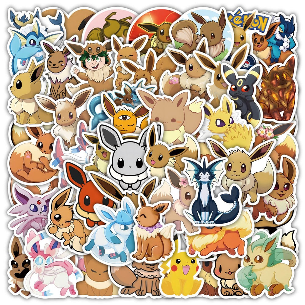 Klistermärken Pokémon Eevee