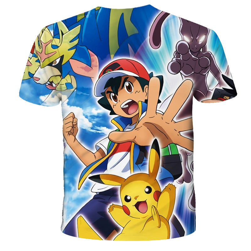 Pokémon T-Shirt Ash & Pikachu