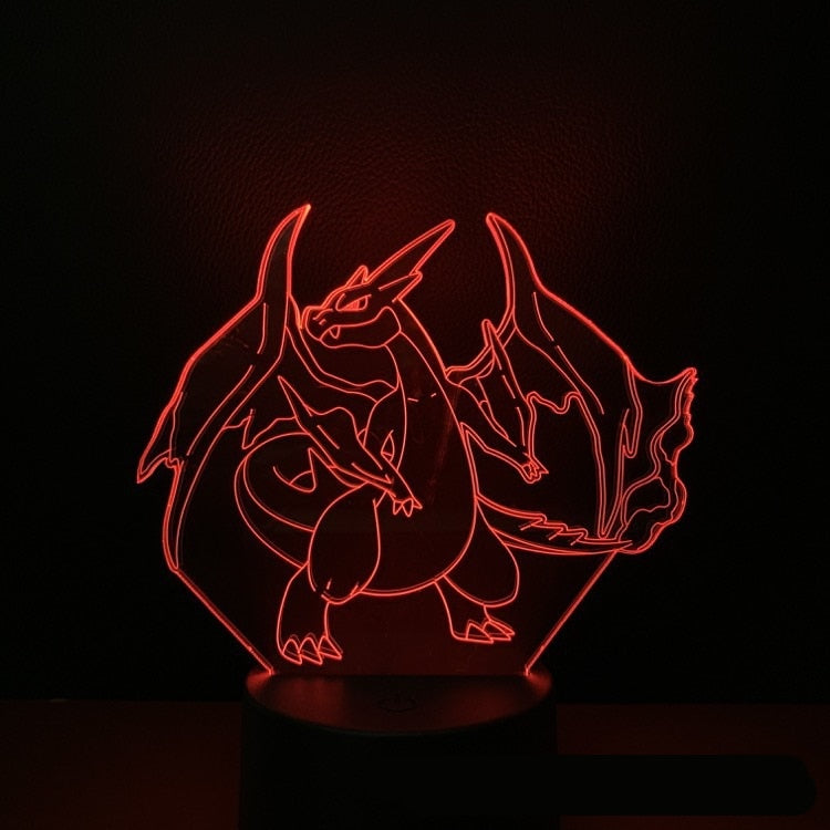Pokémon Led Lampa Charizard