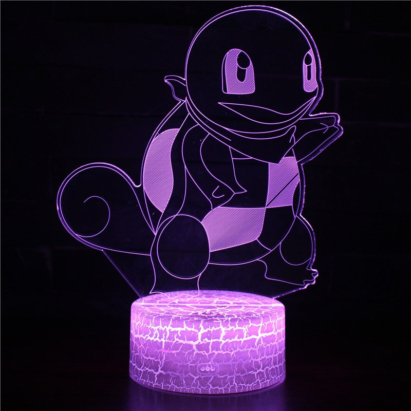 Pokémon Led Lampa Squirtle