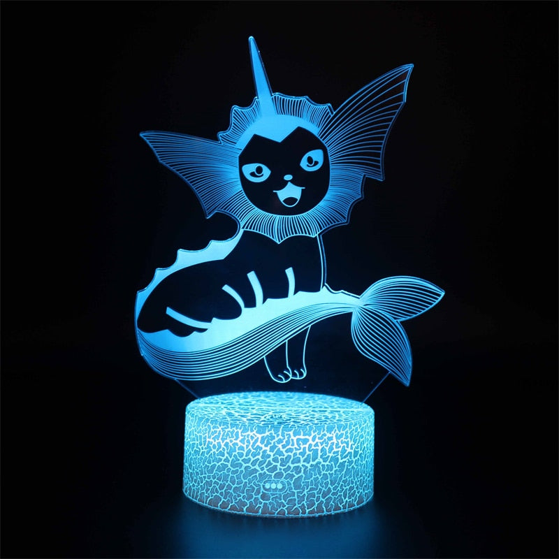 Pokémon Led Lampa Vaporeon