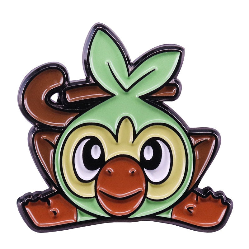 Pokémon Badge Grookey