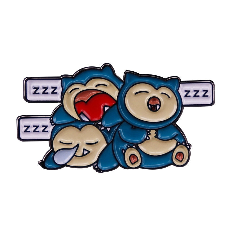 Pokémon Badge Snorlax