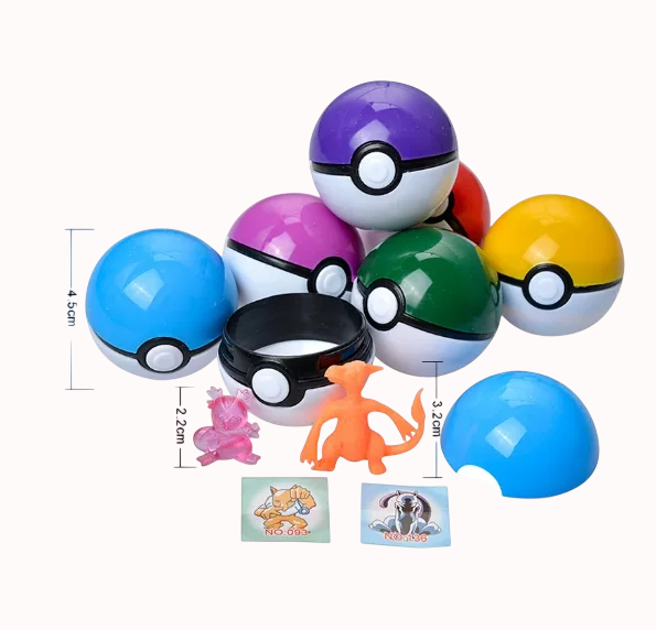 Pokémon Bollar Med Figurer