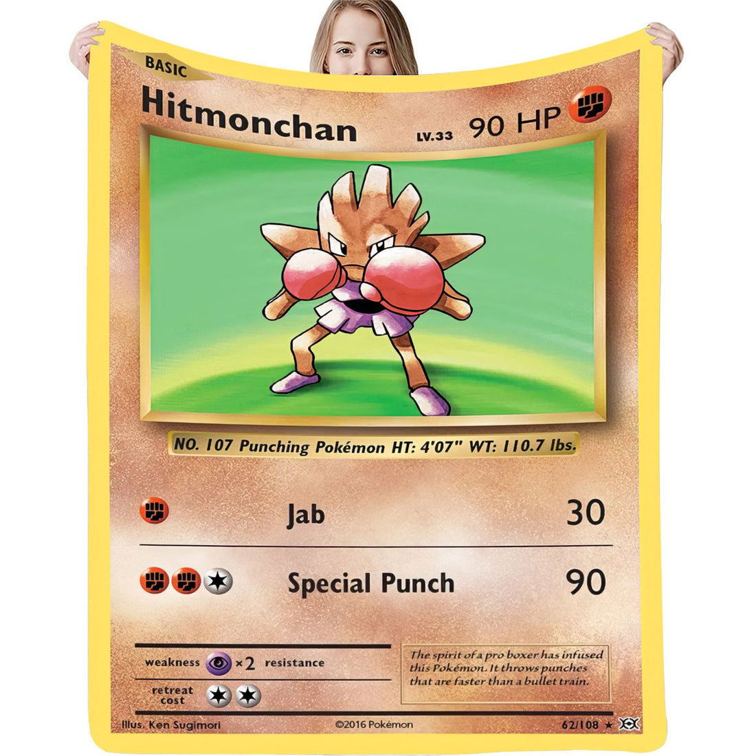 Pläd Pokémon Hitmonchan