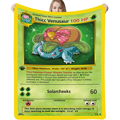 Stor Pläd Pokémon Venusaur