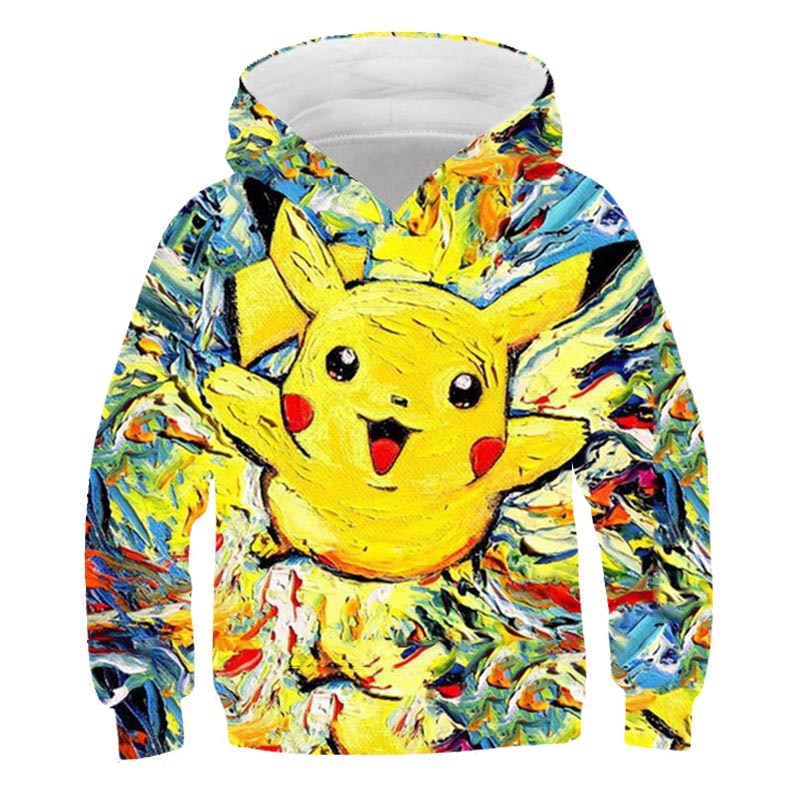 Pokémon Tröja Barn Pikachu Art