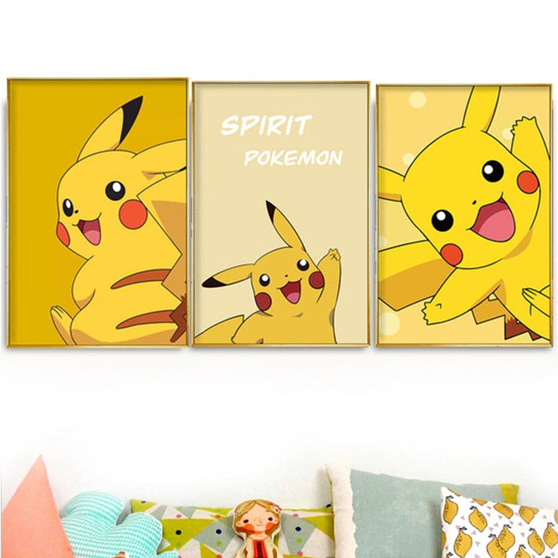 Pokémon Affisch Canvas